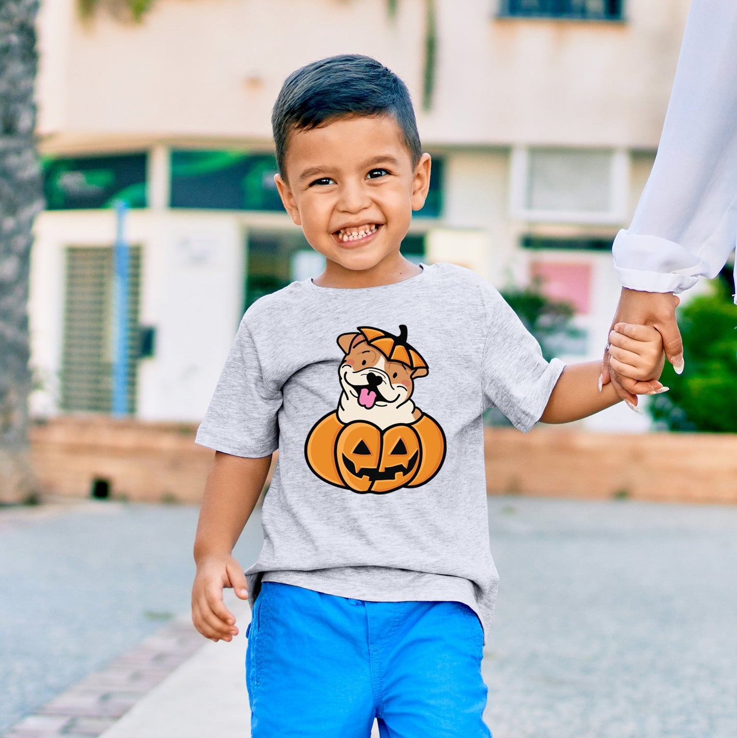 Pumpkin Pup - English Bulldog - Kids/Youth/Toddler Shirt