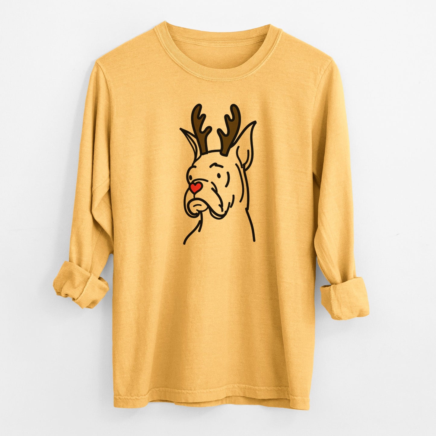 Red Nose Rescue Boxer - Billy - Heavyweight 100% Cotton Long Sleeve