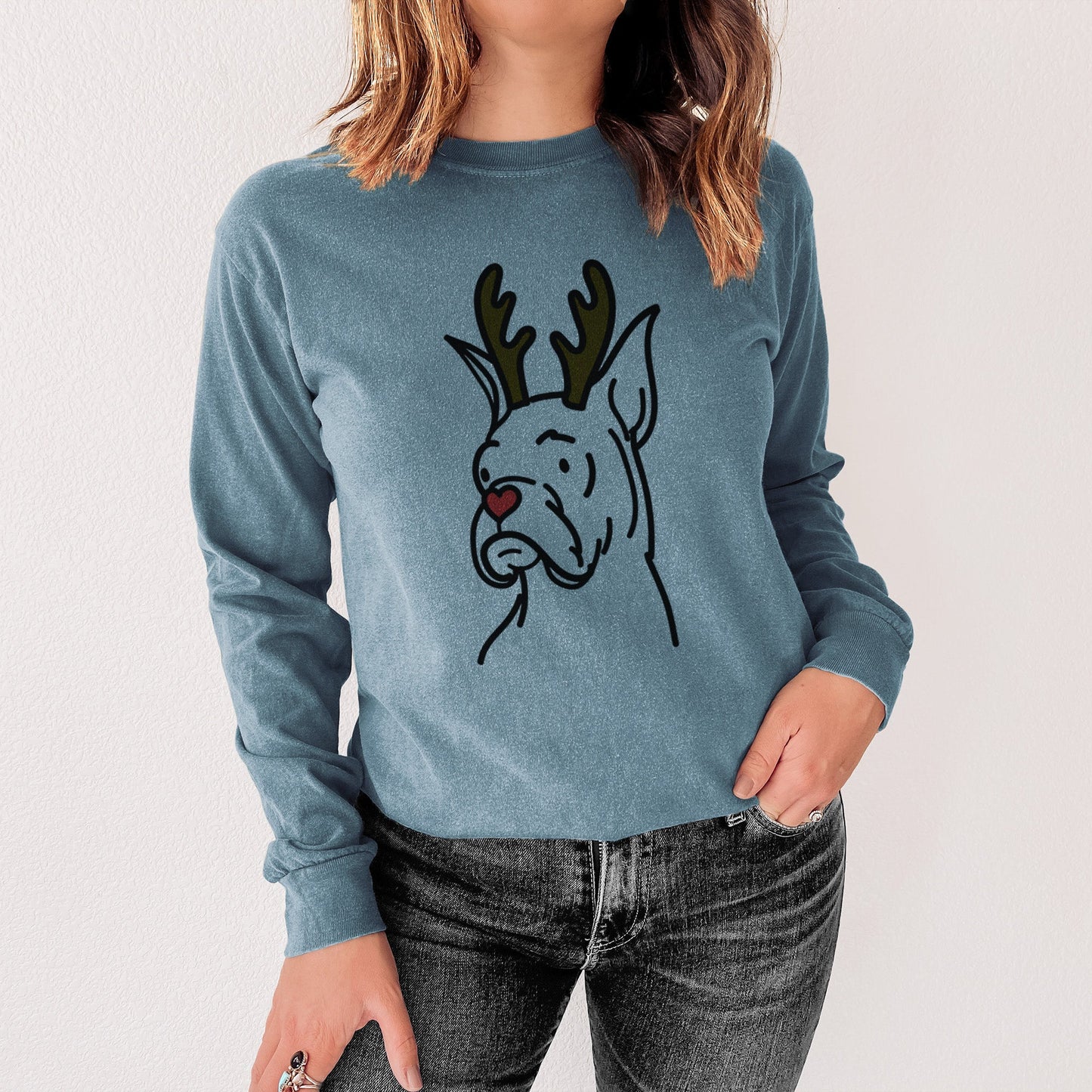 Red Nose Rescue Boxer - Billy - Heavyweight 100% Cotton Long Sleeve