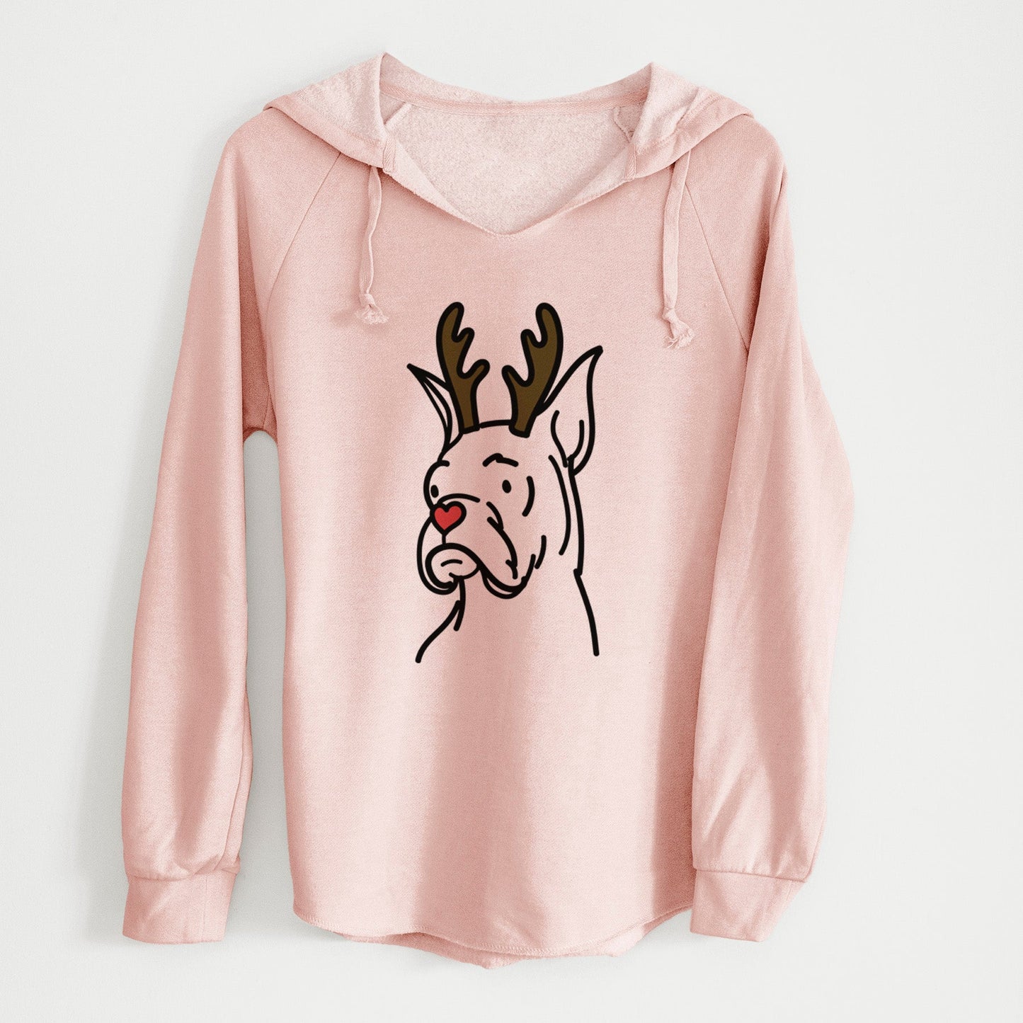 Red Nose Rescue Boxer - Billy - Cali Wave Hooded Sweatshirt