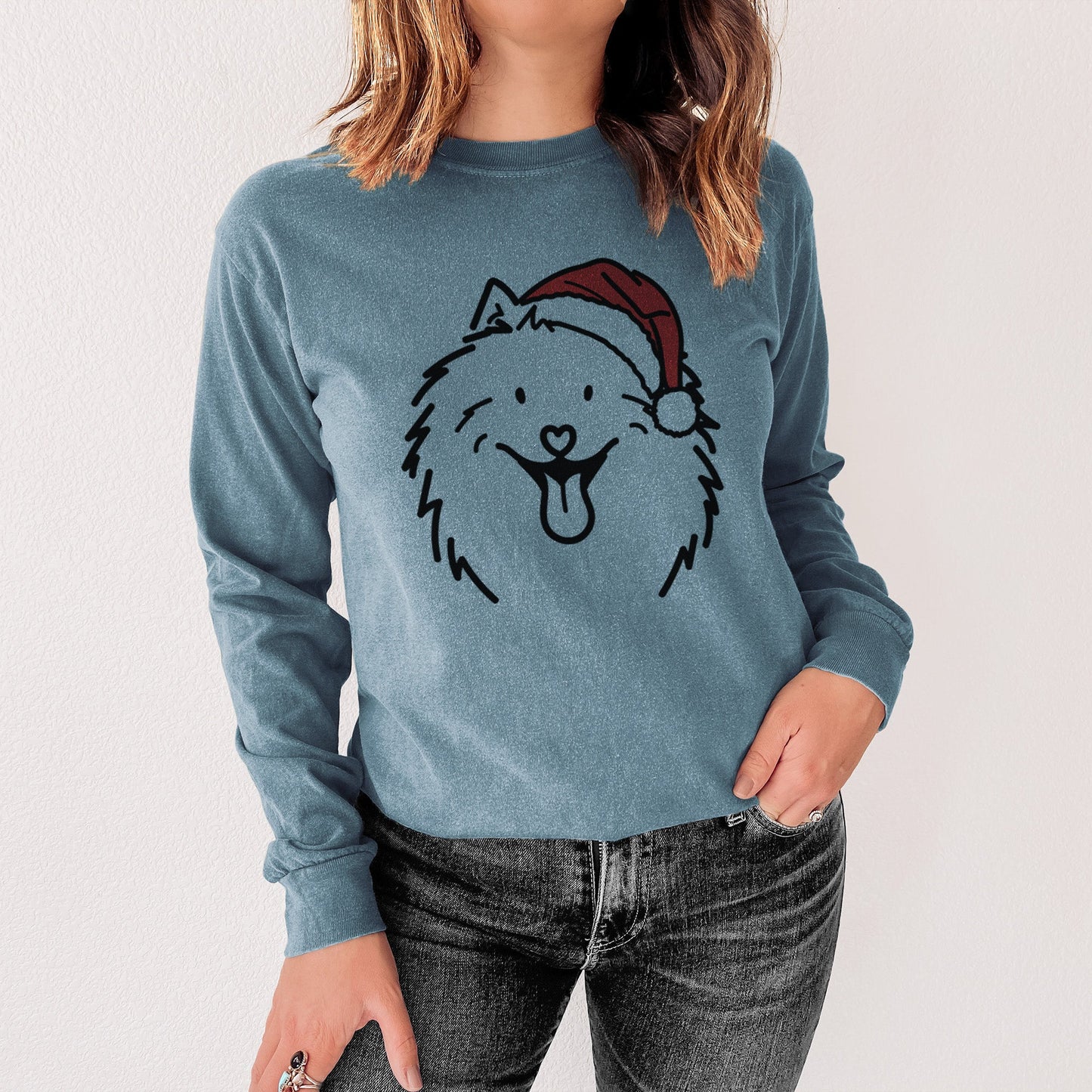 Jolly Samoyed - Johnny - Heavyweight 100% Cotton Long Sleeve