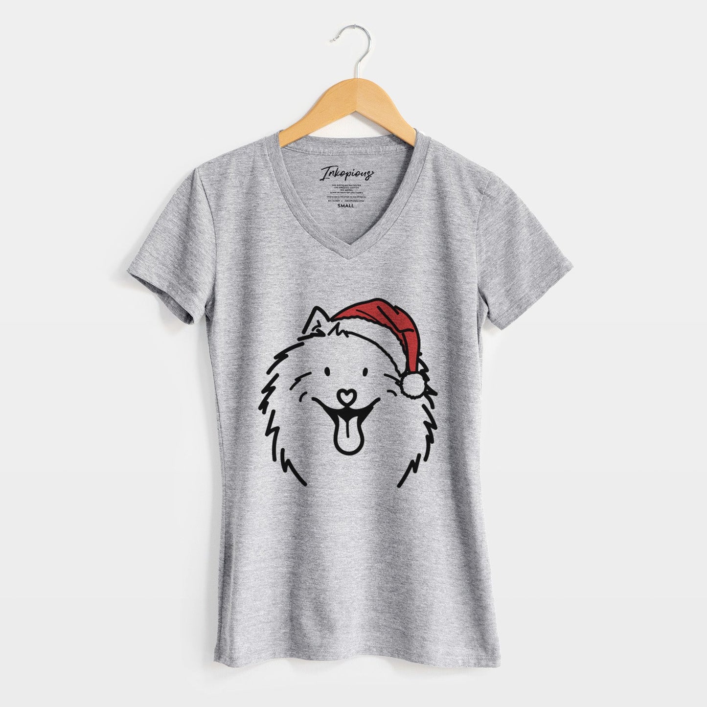 Jolly Samoyed - Johnny - Women's Perfect V-neck Shirt