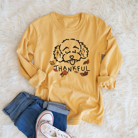 Thankful Toy Poodle - Ricci - Heavyweight 100% Cotton Long Sleeve